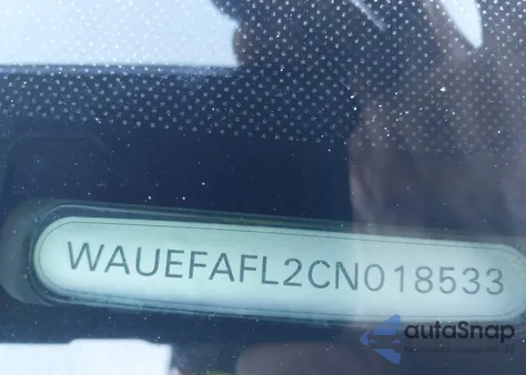 2012 Audi A4 2.0T Premium from USA, damaged, VIN WAUEFAFL2CN018533